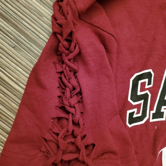 Salukis crop custom no sew hem medium - Picture 2 of 2